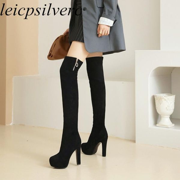 boots women's autumn winter warm flock super high heel square over-the-knee zip stretch 2021 fashion black
boots women's autumn winter warm flock super high heel square over-the-knee zip stretch 2021 fashion black