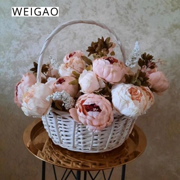 bouquet 13 heads artificial peony flowers silk rose camellia diy home garden wedding party table decoration fake flower decorative & wreaths
bouquet 13 heads artificial peony flowers silk rose camellia diy home garden wedding party table decoration fake flower decorative & wreaths