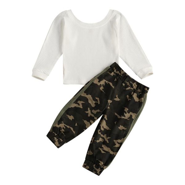 clothing sets citgeespring 2-7years kids girls clothes long sleeve solid white pullover camouflage pants 2pcs outfits set
clothing sets citgeespring 2-7years kids girls clothes long sleeve solid white pullover camouflage pants 2pcs outfits set