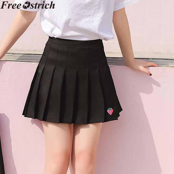 pleated mini skirt women summer fashion solid color loose student uniform plus size female high waist casual party skirts, Black
pleated mini skirt women summer fashion solid color loose student uniform plus size female high waist casual party skirts, Black