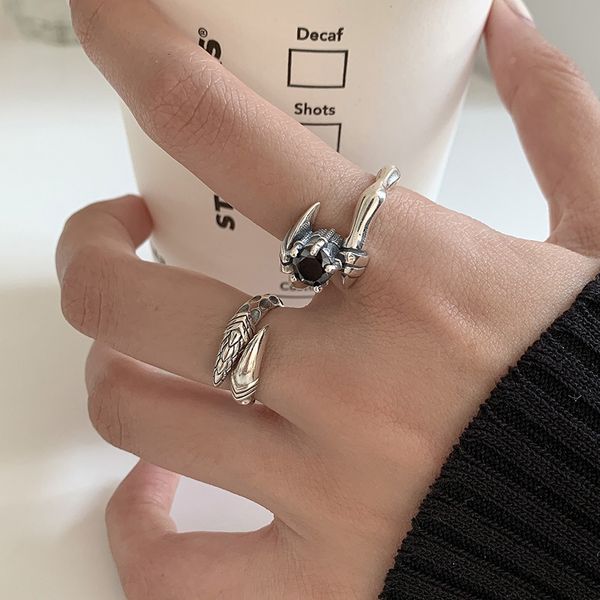 s925 silver dragon claw joint women's advanced design cool wind index finger bungee ring
s925 silver dragon claw joint women's advanced design cool wind index finger bungee ring