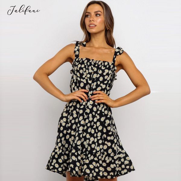 summer backless dress women beach dress casual bohemian floral print sleeveless loose knee-length dress vestidos 210415, Black;gray
summer backless dress women beach dress casual bohemian floral print sleeveless loose knee-length dress vestidos 210415, Black;gray