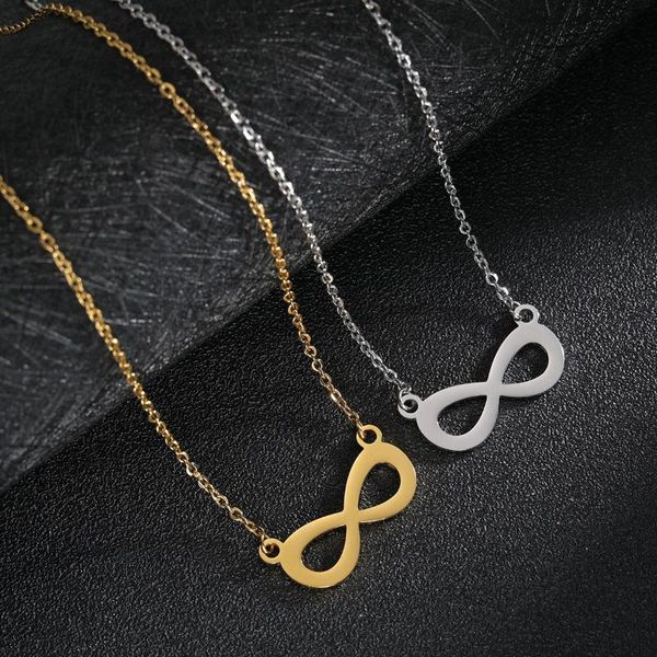 chains ywshk 316l stainless steel infinity pendant necklace high polished for women girls wedding engagement bijoux jewelry wholesale, Silver
chains ywshk 316l stainless steel infinity pendant necklace high polished for women girls wedding engagement bijoux jewelry wholesale, Silver