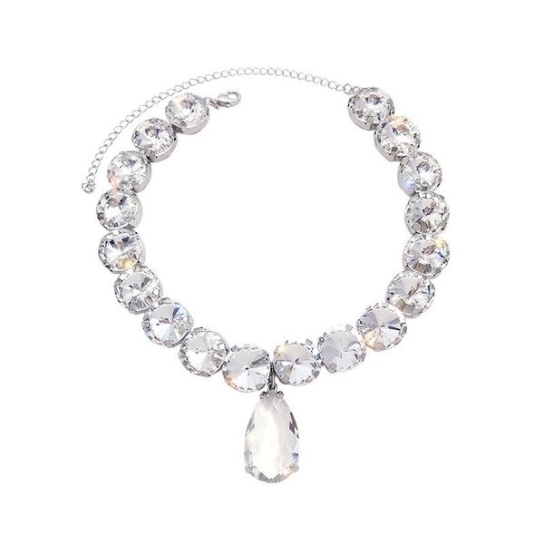 pendant necklaces 2021 trend women's necklace brilliant crystal clavicle chain chocker fashion party decoration jewelry friend gift, Silver
pendant necklaces 2021 trend women's necklace brilliant crystal clavicle chain chocker fashion party decoration jewelry friend gift, Silver