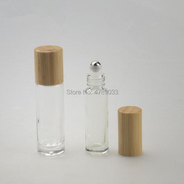 storage bottles & jars 20/50pcs 10ml clear glass bottle roll on empty fragrance perfume essential oil with metal ball roller bamboo cap
storage bottles & jars 20/50pcs 10ml clear glass bottle roll on empty fragrance perfume essential oil with metal ball roller bamboo cap