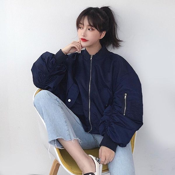 women's jackets spring harajuku jacket women oversized baseball uniform short coats girl student batwing sleeve loose pink navy outwear, Black;brown
women's jackets spring harajuku jacket women oversized baseball uniform short coats girl student batwing sleeve loose pink navy outwear, Black;brown