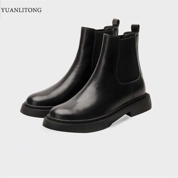 yuanlitong 2021 martin boots women british style autumn and winter short tube versatile flat bottomed chelsea, Black
yuanlitong 2021 martin boots women british style autumn and winter short tube versatile flat bottomed chelsea, Black
