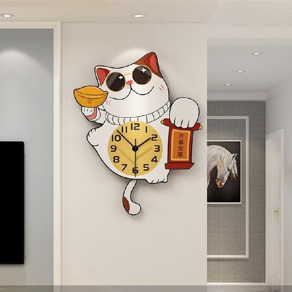wall clocks net red lucky cat clock living room home fashion creative modern minimalist cartoon watch
wall clocks net red lucky cat clock living room home fashion creative modern minimalist cartoon watch