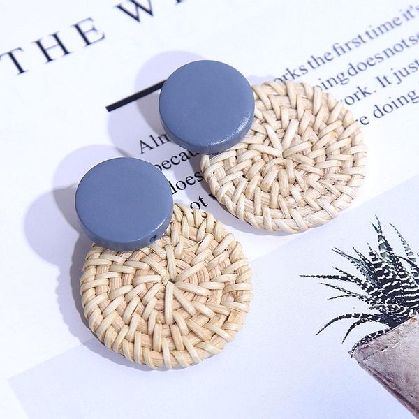 stud creative fashion cute girl heart wooden rattan earrings female geometric round bohemian, Golden;silver
stud creative fashion cute girl heart wooden rattan earrings female geometric round bohemian, Golden;silver