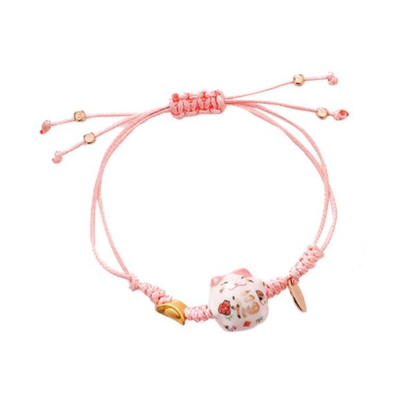 simple hand-woven ceramic cat bracelet elastic jewelry lady sweet fresh hand accessories girl gift bracelets for women charm, Golden;silver
simple hand-woven ceramic cat bracelet elastic jewelry lady sweet fresh hand accessories girl gift bracelets for women charm, Golden;silver