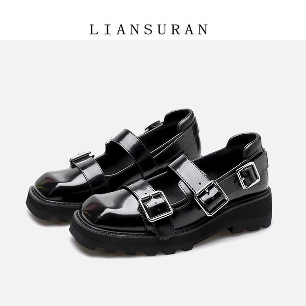 sandals mery janes summer shoes women black leather 2021 autumn belt buckle wedges for lolita platform
sandals mery janes summer shoes women black leather 2021 autumn belt buckle wedges for lolita platform