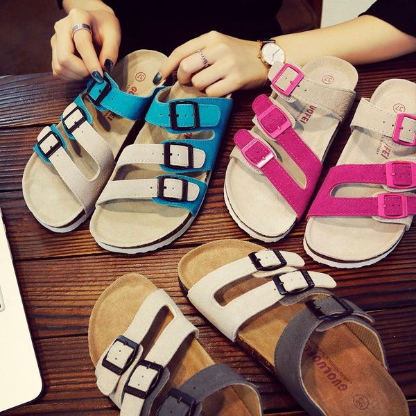 slippers cowhide cork women summer fashionable beach sandals couple casual flip flops flats shoes, Black
slippers cowhide cork women summer fashionable beach sandals couple casual flip flops flats shoes, Black