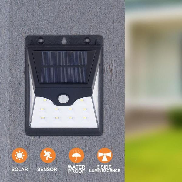 outdoor wall lamps ip65 four-sided waterproof garden yard lights 22 led solar light pir motion sensor power lamp
outdoor wall lamps ip65 four-sided waterproof garden yard lights 22 led solar light pir motion sensor power lamp