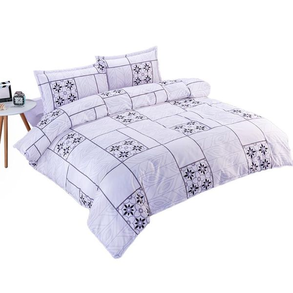 comforters & sets soft bed set quilt cover queen size sheet pillow cases with 85g aloe cotton filler european style (71x87")
comforters & sets soft bed set quilt cover queen size sheet pillow cases with 85g aloe cotton filler european style (71x87")