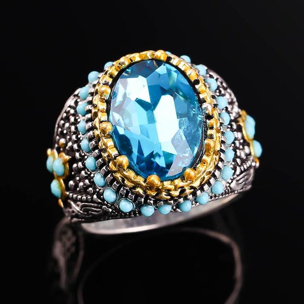 vintage two tone wave pattern engraved turquoises beaded ring for women girls wedding dance party blue zircon jewelry f4m852 cluster rings, Golden;silver
vintage two tone wave pattern engraved turquoises beaded ring for women girls wedding dance party blue zircon jewelry f4m852 cluster rings, Golden;silver