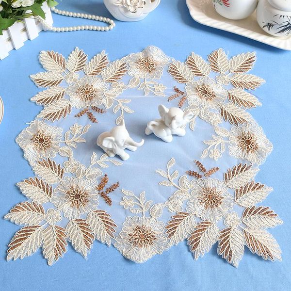 mats & pads 38*38cm fine transparent doily placemats lace dining refrigerator mat table christmas wedding kitchen decoration coffee
mats & pads 38*38cm fine transparent doily placemats lace dining refrigerator mat table christmas wedding kitchen decoration coffee