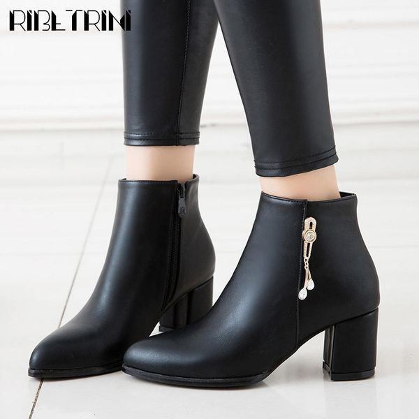 boots female brand pointed toe ankle metal high heels solid party office boots women zipper shoes woman, Black
boots female brand pointed toe ankle metal high heels solid party office boots women zipper shoes woman, Black