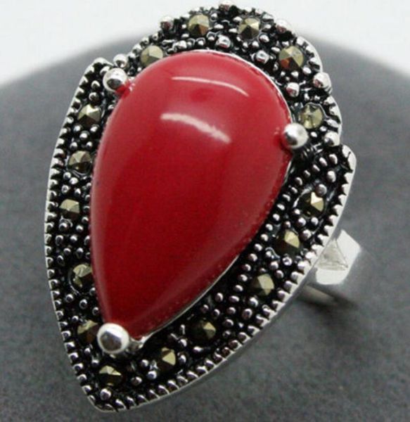cluster rings fashion design elegant 925 silver 15*23mm red coral e marcasite ring size 7/8/9/10, Golden;silver
cluster rings fashion design elegant 925 silver 15*23mm red coral e marcasite ring size 7/8/9/10, Golden;silver