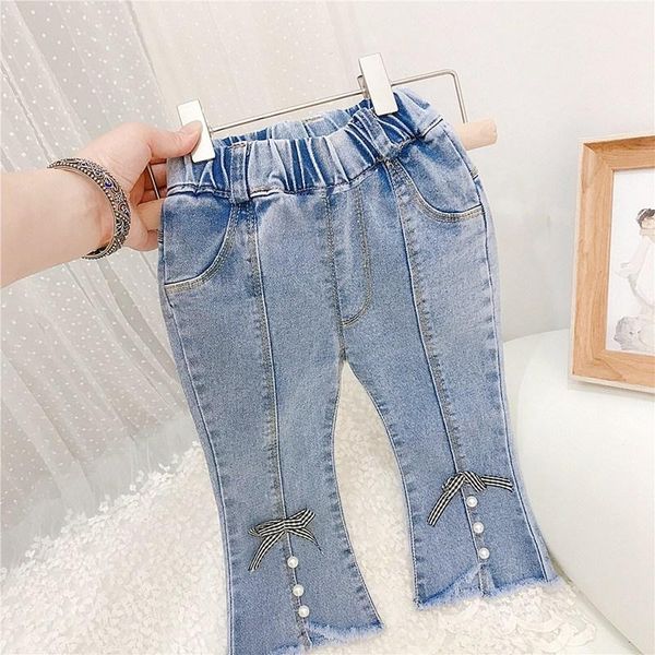 jeans 2021 fashion girls kids princess long pant autumn bow beaded children baby floare pants trousers s12963, Blue
jeans 2021 fashion girls kids princess long pant autumn bow beaded children baby floare pants trousers s12963, Blue