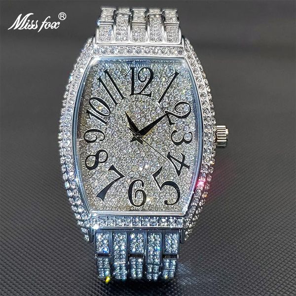 wristwatches reloj hip hop con diamantes missfox brands 18k gold geneva diamond watch relogio masculino prova dagua original, Slivery;brown
wristwatches reloj hip hop con diamantes missfox brands 18k gold geneva diamond watch relogio masculino prova dagua original, Slivery;brown