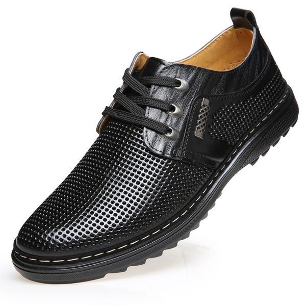 sandals men's first layer leather hole shoes business casual belt perforated breathablenon-slip men'sshoes, Black
sandals men's first layer leather hole shoes business casual belt perforated breathablenon-slip men'sshoes, Black