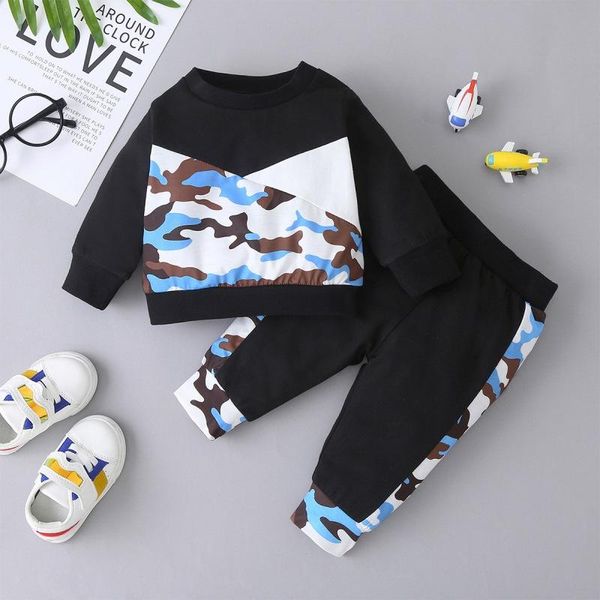 clothing sets fashion boys camouflage clothes round neck long sleeve jacket pants set for 0-18m, White
clothing sets fashion boys camouflage clothes round neck long sleeve jacket pants set for 0-18m, White