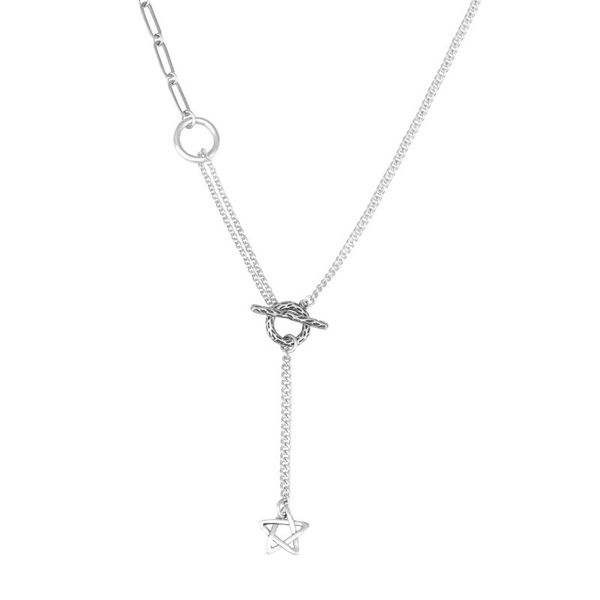 chains cool accessories silver five pointed star necklace for women korean personality trendy student trend hip hop leisure set
chains cool accessories silver five pointed star necklace for women korean personality trendy student trend hip hop leisure set