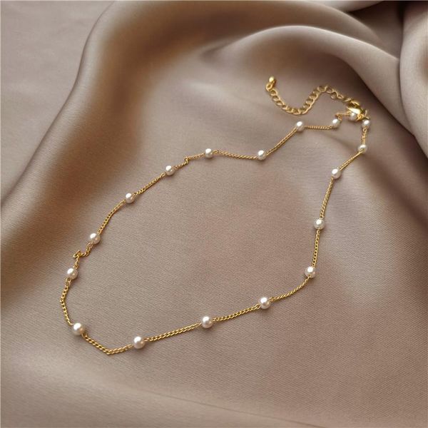 chokers fashion beads simulated pearl choker necklace for women elegant simple pendant wedding jewelry, Golden;silver
chokers fashion beads simulated pearl choker necklace for women elegant simple pendant wedding jewelry, Golden;silver