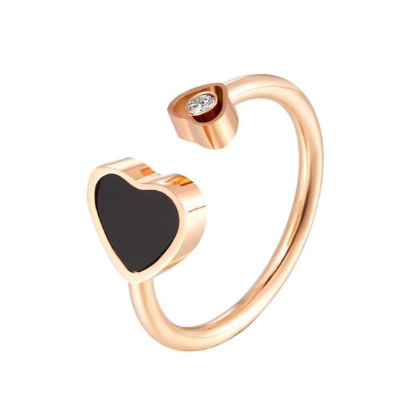 cluster rings fashion black/red shell heart with crystal stone stainless steel ring for women men lover couple luxury jewelry wedding party, Golden;silver
cluster rings fashion black/red shell heart with crystal stone stainless steel ring for women men lover couple luxury jewelry wedding party, Golden;silver