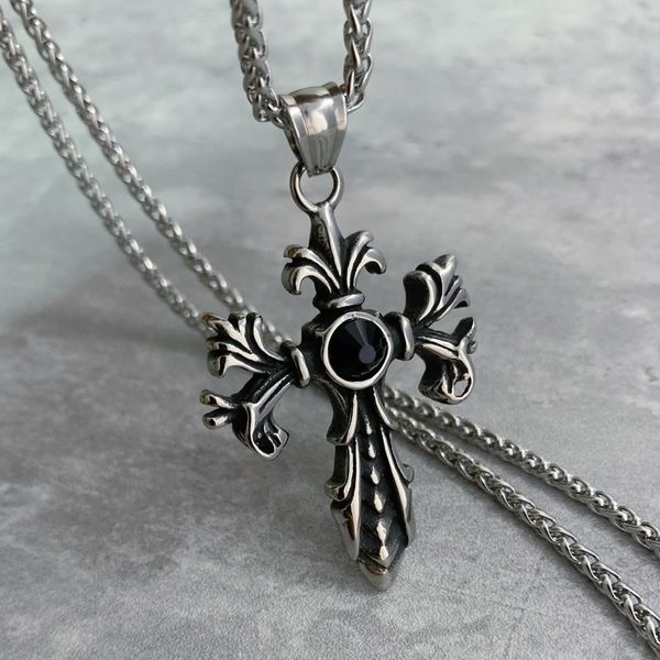 party favor chrome/hearts necklace black double sided cross c flower pendant croxin necklace fashion men's and women's l
party favor chrome/hearts necklace black double sided cross c flower pendant croxin necklace fashion men's and women's l