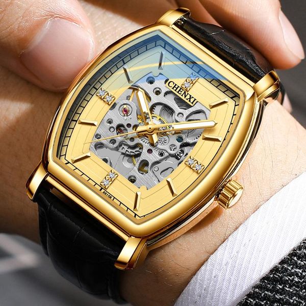 wristwatches chenxi watch luxury men automatic mechanical tourbillon clock leather waterproof male business wrist relogio masculino, Slivery;brown
wristwatches chenxi watch luxury men automatic mechanical tourbillon clock leather waterproof male business wrist relogio masculino, Slivery;brown