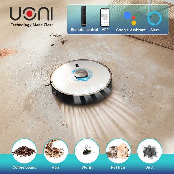 uoni v980max robot vacuum cleaner 2700pa 5200mah 3in 1 mopping&sweeping&suction auto charging for home cleaners
uoni v980max robot vacuum cleaner 2700pa 5200mah 3in 1 mopping&sweeping&suction auto charging for home cleaners