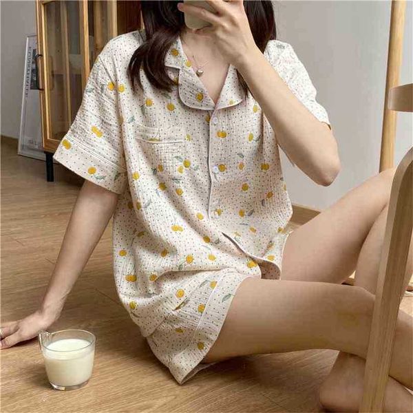 summer short all match pajamas sweet nightwear floral printing chic casual homewear loose two piece suit sets 210525, Black;red
summer short all match pajamas sweet nightwear floral printing chic casual homewear loose two piece suit sets 210525, Black;red