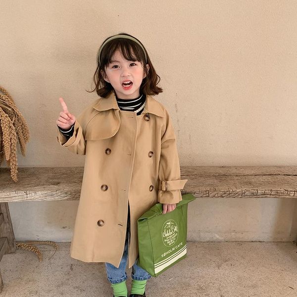 coat 3-9y kids trench spring autumn girls jacket overcoat turn-down collar button solid children windbreaker clothes hc55, Blue;gray
coat 3-9y kids trench spring autumn girls jacket overcoat turn-down collar button solid children windbreaker clothes hc55, Blue;gray
