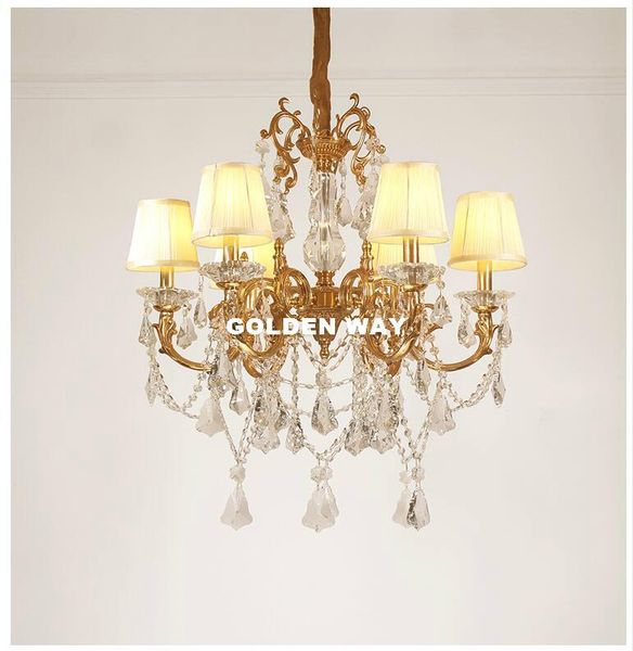 chandeliers d70cm european copper led ac luxury crystal bronze hanging light for living room restaurant chandelier
chandeliers d70cm european copper led ac luxury crystal bronze hanging light for living room restaurant chandelier