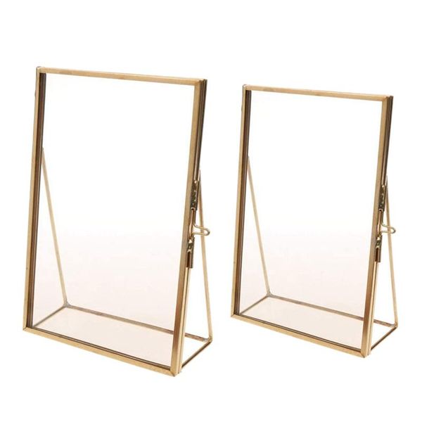 frames 2 pcs simple antique rectangular tanding transparent glass po frame for home decoration gold, 15.2 x 20.3 cm with 12.7
frames 2 pcs simple antique rectangular tanding transparent glass po frame for home decoration gold, 15.2 x 20.3 cm with 12.7
