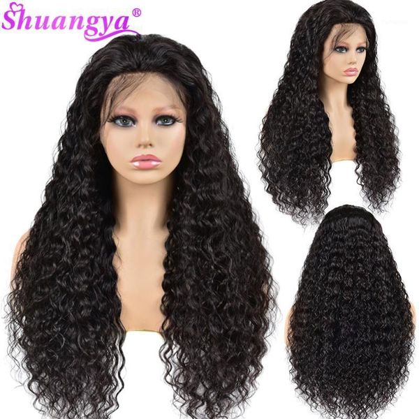 100% human hair wigs for women peruvian water wave pre-plucked lace frontal wig 180% density with baby shuangya remy wigs1, Black;brown
100% human hair wigs for women peruvian water wave pre-plucked lace frontal wig 180% density with baby shuangya remy wigs1, Black;brown