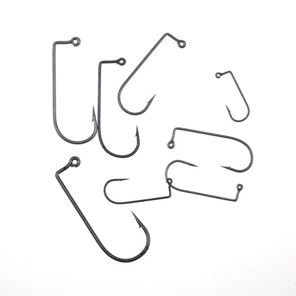 fishing hooks 20pcs wide gap worm jig crank big bass hook black high carbon steel barbed for soft lure
fishing hooks 20pcs wide gap worm jig crank big bass hook black high carbon steel barbed for soft lure