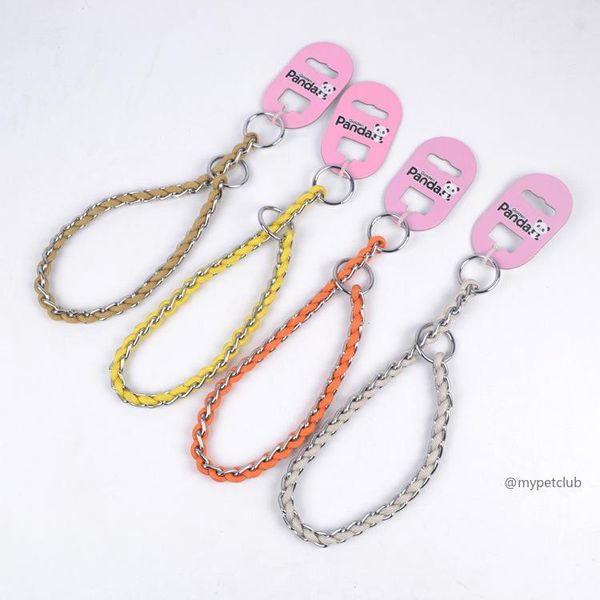 dog collars & leashes super strong metal iron traction belt walking control training tool p chain nylon chromium plated
dog collars & leashes super strong metal iron traction belt walking control training tool p chain nylon chromium plated