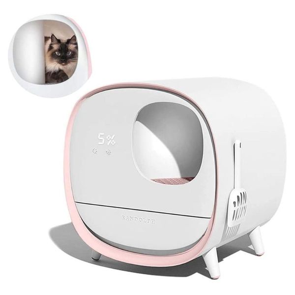 other cat supplies smart automatic litter box fully-enclosed toilet training kit intelligent deodorant pet liiter tary litters bedpans
other cat supplies smart automatic litter box fully-enclosed toilet training kit intelligent deodorant pet liiter tary litters bedpans