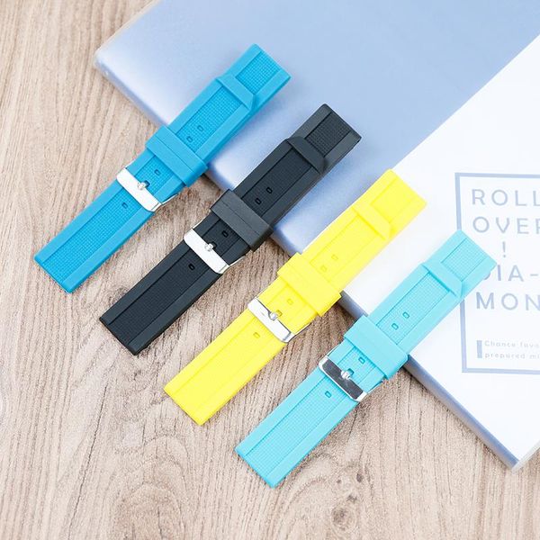 watch bands men's strap silicone outdoor sports waterproof rubber pin buckle accessories 22mm ladies, Black;brown
watch bands men's strap silicone outdoor sports waterproof rubber pin buckle accessories 22mm ladies, Black;brown