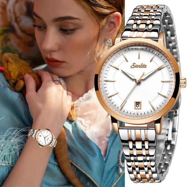 wristwatches sunkta elegant woman watches female wristwatch japan movt 30m waterproof ladies quartz watch for women montre femm, Slivery;brown
wristwatches sunkta elegant woman watches female wristwatch japan movt 30m waterproof ladies quartz watch for women montre femm, Slivery;brown