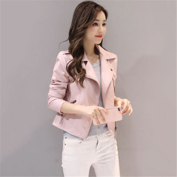 faux jacket women pink plus size pu coat new autumn fashion korean short slim moto leather clothing feminina ld1206 201120, Black
faux jacket women pink plus size pu coat new autumn fashion korean short slim moto leather clothing feminina ld1206 201120, Black