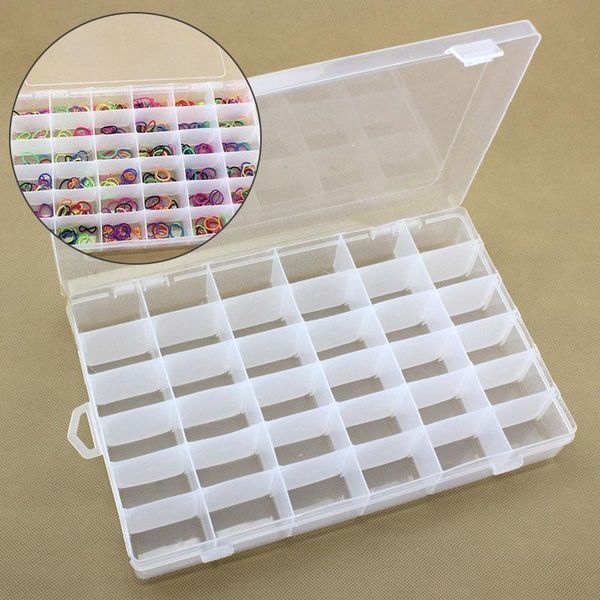 storage bottles & jars yidensy 1pcs square transparent plastic box case 36 slot adjustable for pils jewelry beads earring organizer
storage bottles & jars yidensy 1pcs square transparent plastic box case 36 slot adjustable for pils jewelry beads earring organizer