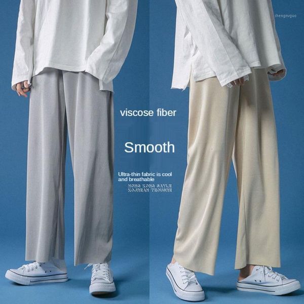 korean-version-solid-color-suit-pants-men-fashion-loose-ice-silk-straight-leg-pants-men-harajuku-streetwear-wide-leg-pants-men men's pa, Black
korean-version-solid-color-suit-pants-men-fashion-loose-ice-silk-straight-leg-pants-men-harajuku-streetwear-wide-leg-pants-men men's pa, Black