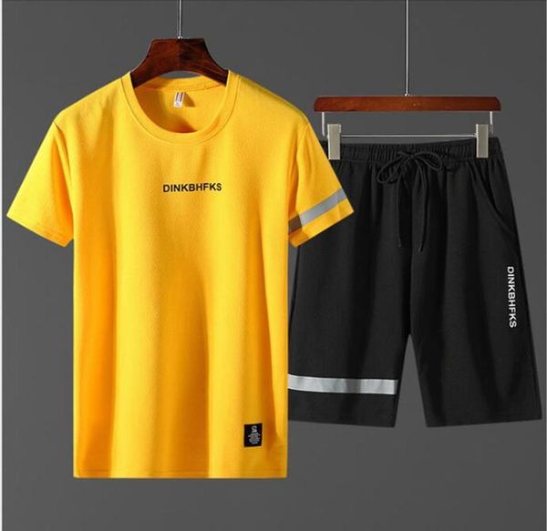 men's tracksuits casual tracksuit sets summer men print short sleeve t-shirt 2 piece+shorts quick drying set fashion sportswear male, Gray
men's tracksuits casual tracksuit sets summer men print short sleeve t-shirt 2 piece+shorts quick drying set fashion sportswear male, Gray