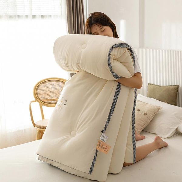 comforters & sets winter thickened ginger fiber comforter quilt insert common polyester filling quilted cooling down blanket 220x240cm
comforters & sets winter thickened ginger fiber comforter quilt insert common polyester filling quilted cooling down blanket 220x240cm