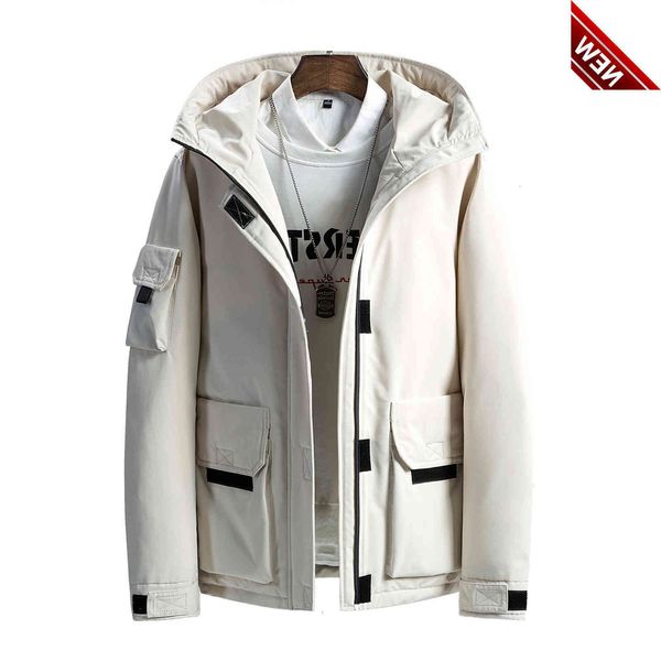 -30 degree white duck down coats hooded cold snow resistant russia winter jacket men thick warm streetwear multi-pocket, Black
-30 degree white duck down coats hooded cold snow resistant russia winter jacket men thick warm streetwear multi-pocket, Black