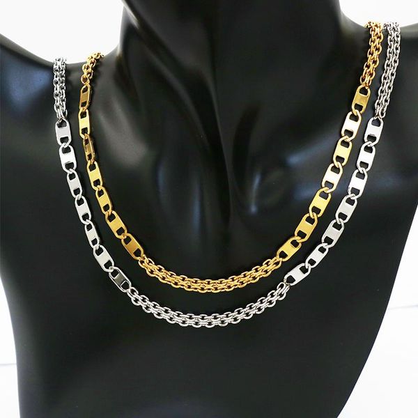 chains width 5mm stainless steel flat necklace gold chain gift jewelry for women men, Silver
chains width 5mm stainless steel flat necklace gold chain gift jewelry for women men, Silver
