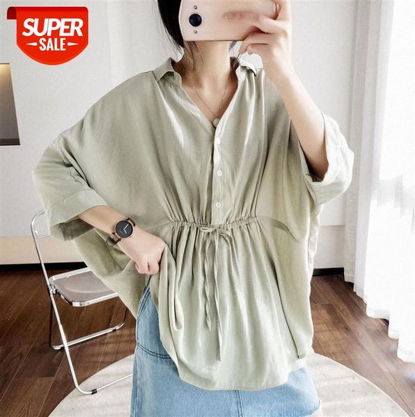 539-0041 korean version of salt and sweet bat-sleeve v-neck solid color shirt hong kong flavor waist thinner three-quarter sleeve #nl4p, Black;gray
539-0041 korean version of salt and sweet bat-sleeve v-neck solid color shirt hong kong flavor waist thinner three-quarter sleeve #nl4p, Black;gray